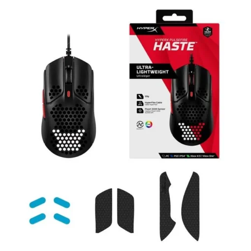 HyperX Pulsefire Haste Gaming Mouse Black/Red - Image 4