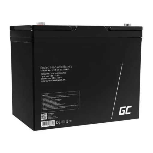 Green Cell Battery AGM VRLA 12V 80Ah