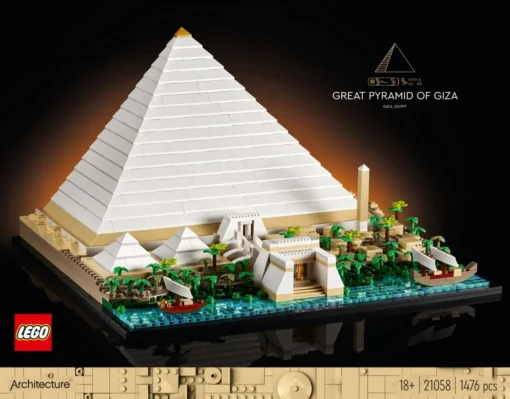 LEGO Blocks Architecture 21058 The Pyramid of Cheops - Image 2