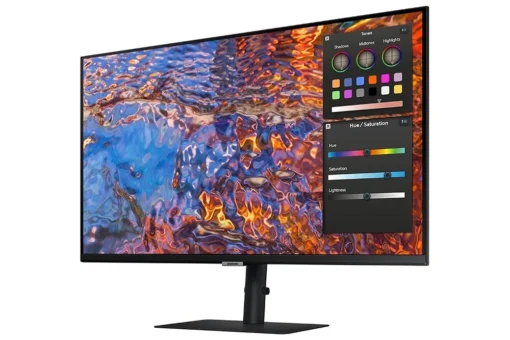 Samsung Monitor 32 cale ViewFinity S80PX IPS 3840x2160 UHD 16:9 1xHDMI 1xDP 1xUSB-C (90W) 3xUSB 3.0 LAN 5ms PinP/PbyP 60Hz HAS+PIV płaski 3YOn-Site - Image 3