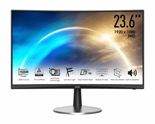 MSI Monitor PRO MP242C 23.6 inches CURVE/VA/FHD/5ms/250nit