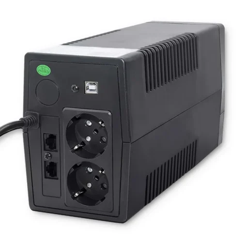 Qoltec Uninterrupitible захранващ блок, 650VA, 360W, LC - Image 5