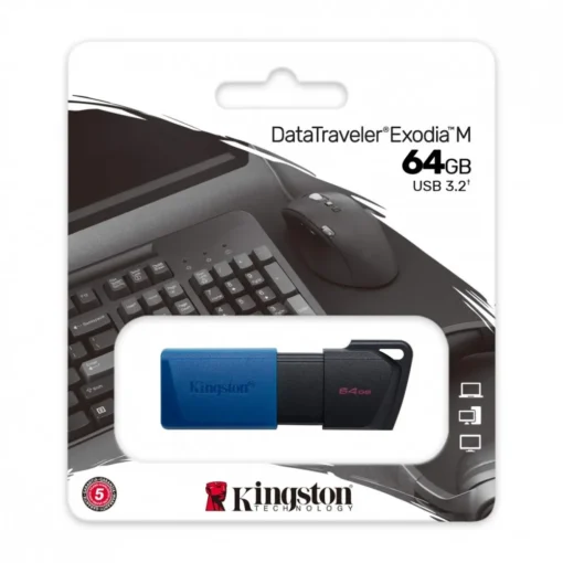 Kingston Pendrive Data Traveler Exodia M 64GB USB3.2 Gen1 - Image 3