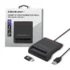 Qoltec Smart chip card scanner USB 2.0 Plug&play