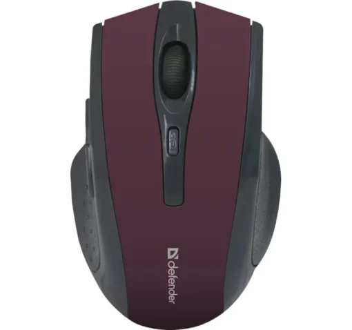 Defender Wireless mouse Accura MM-665 RF 1600dpi 6P burgundy