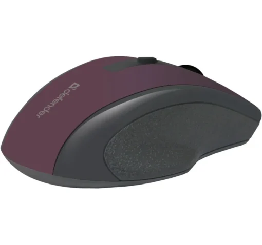 Defender Wireless mouse Accura MM-665 RF 1600dpi 6P burgundy - Image 3