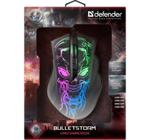 Defender WIRED GAMING MOUSE BULL ETSTORM GM-928 - Image 5