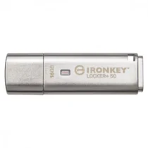 Kingston Flashdrive IronKey Locker Plus 50 AES Encrypted USBtoCloud 16GB