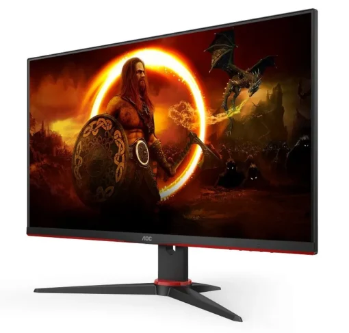 AOC Monitor 24G2SPAE 23.8 inch IPS 165Hz HDMIx2 DP Speaker - Image 2