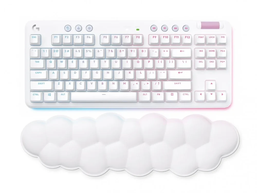 Logitech G715 Wireless Gaming Ke yboard Tactile Off-бял