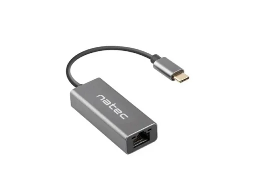 Natec Ethernet Adapter USB-C 3.1 - RJ-45 1Gb кабел