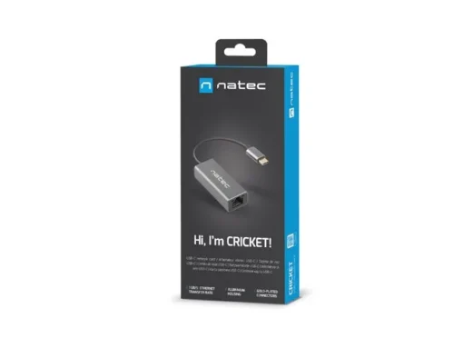 Natec Ethernet Adapter USB-C 3.1 - RJ-45 1Gb кабел - Image 5