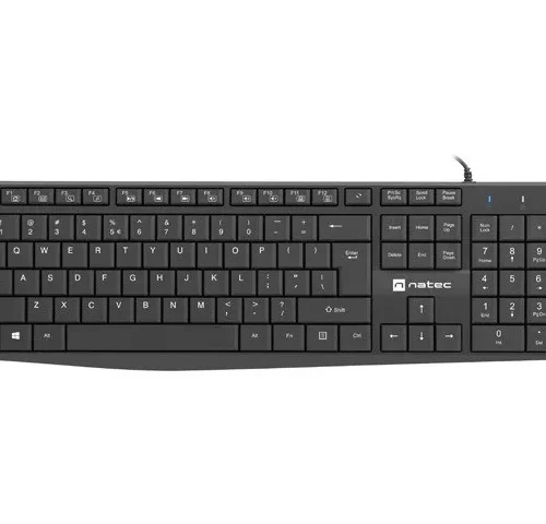 Natec Keyboard Nautilus US slim black