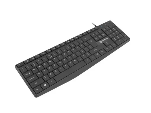 Natec Keyboard Nautilus US slim black - Image 3