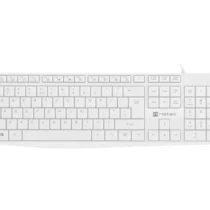 Natec Keyboard Nautilus US slim white