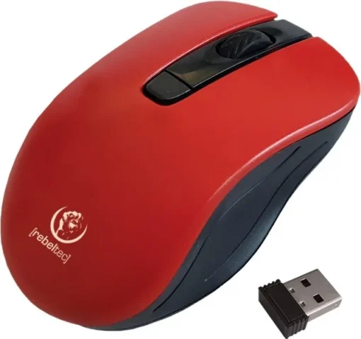 Rebeltec Optical wireless mouse Rebeltec STAR red - Image 2