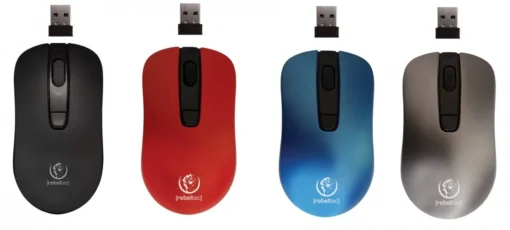 Rebeltec Optical wireless mouse Rebeltec STAR red - Image 4