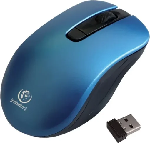 Rebeltec Optical wireless mouse Rebeltec STAR blue - Image 2