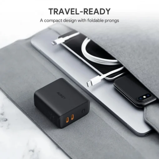 AUKEY AUKEY PA-D2 Wall Charge r 2xUSB-C PD Power Deli - Image 4