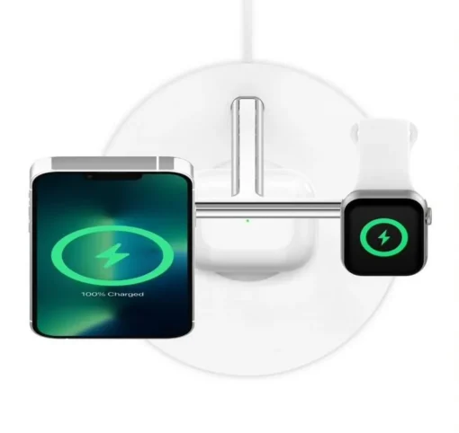 Belkin Bezprzewodowa podstawka ładująca BOOST CHARGE PRO 3w1 MagSafe biała - Image 3