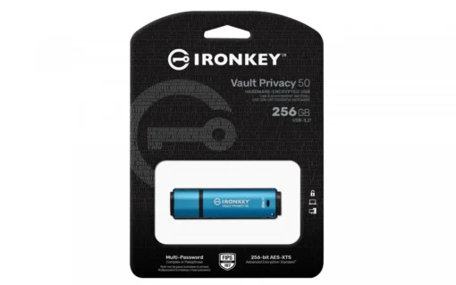 Kingston 256GB IronKey Vault Pri vacy 50 AES-256 FIPS-19 - Image 4