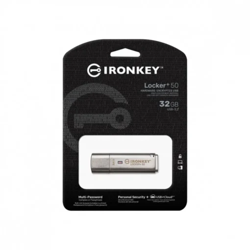 Kingston Pendrive 32GB IronKey Locker Plus 50 AES Encrypted - Image 3