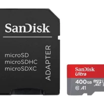 SanDisk Карта памет Ultra microSDXC400GB + SD Adapter + 98MB/s Class 10 UHS-I A1