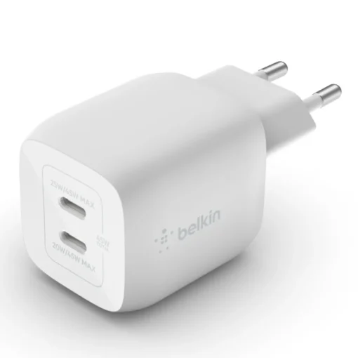 Belkin Dual USB-C GaN Wall Charger with PPS 45W - Image 5