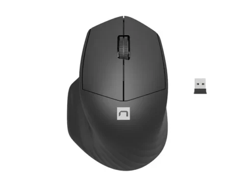 Natec Wireless mouse Siskin 2 1600 DPI Bluetooth 5.0 + 2.4 GHz Black