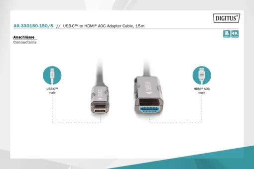 Digitus Adapter USB to HDMI AK-330150-150-S - Image 3