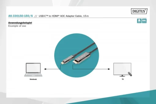 Digitus Adapter USB to HDMI AK-330150-150-S - Image 4