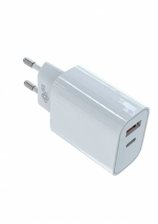 TB Universal charger 2x3A USB C + USB A Power Delivery white - Image 2