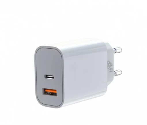 TB Universal charger 2x3A USB C + USB A Power Delivery white - Image 3