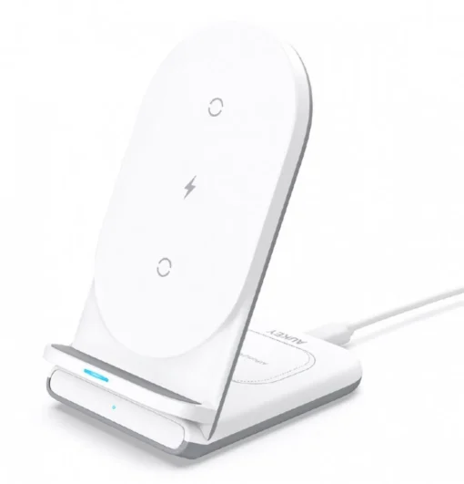 AUKEY AUKEY LC-A2 White Wireless Charger 2in1 USB-C