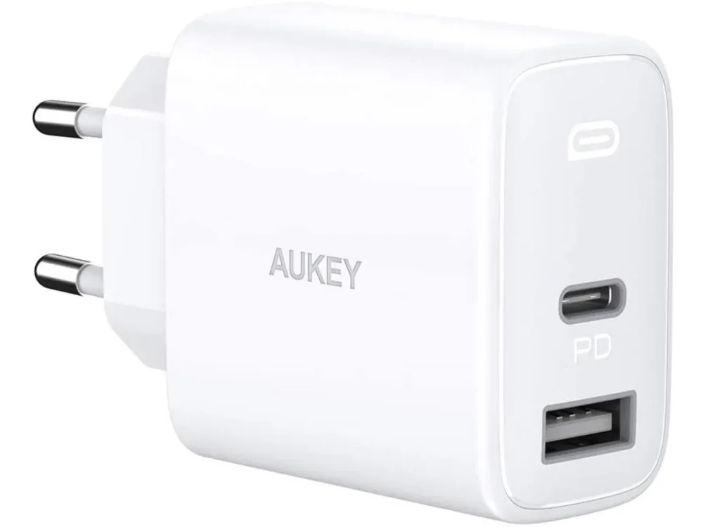 AUKEY AUKEY PA-F3S White мрежово зарядно 2xUSB Power Del