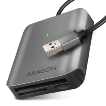 AXAGON CRE-S3 External card reader USB-A 3.2 Gen 1 3-slot & lun SD/microSD/CF UHS-II