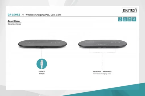 Digitus Wireless Charging Pad DA-10082 - Image 3