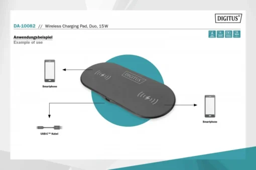 Digitus Wireless Charging Pad DA-10082 - Image 4