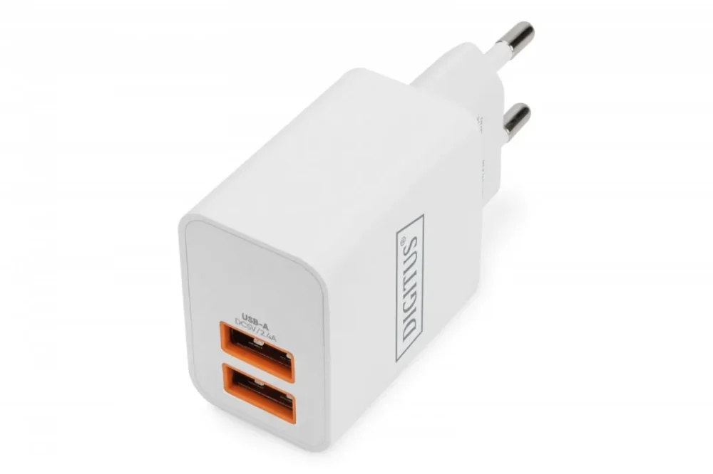 Digitus USB зарядно 2x USB-A DA-10061