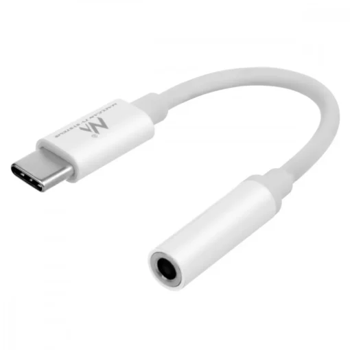 Maclean Cable adapter USB C 3,5 mm mini jack MCTV-847