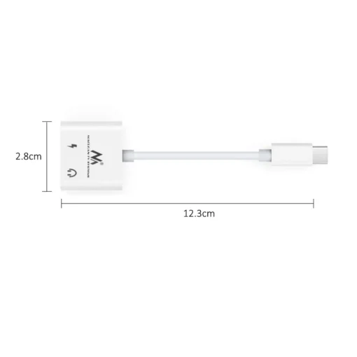 Maclean Cable adapter USB-C 3,5 mm jack PD MCTV-848 - Image 3