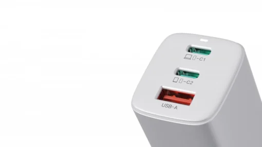 iBOX Charger ILUC65 GaN 65W USB-C white - Image 2