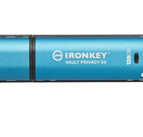 Kingston Pendrive 128GB IronKey Vault Privacy 50 AES-256 FIPS-197