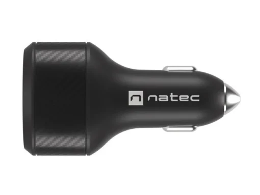 Natec Car charger 2x USB 1x USB-C QC 3.0 - Image 3