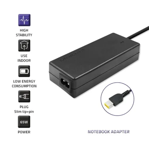 Qoltec Power adapter for IBM Lenovo 65W | 20V 3.25A | slim tip - Image 3