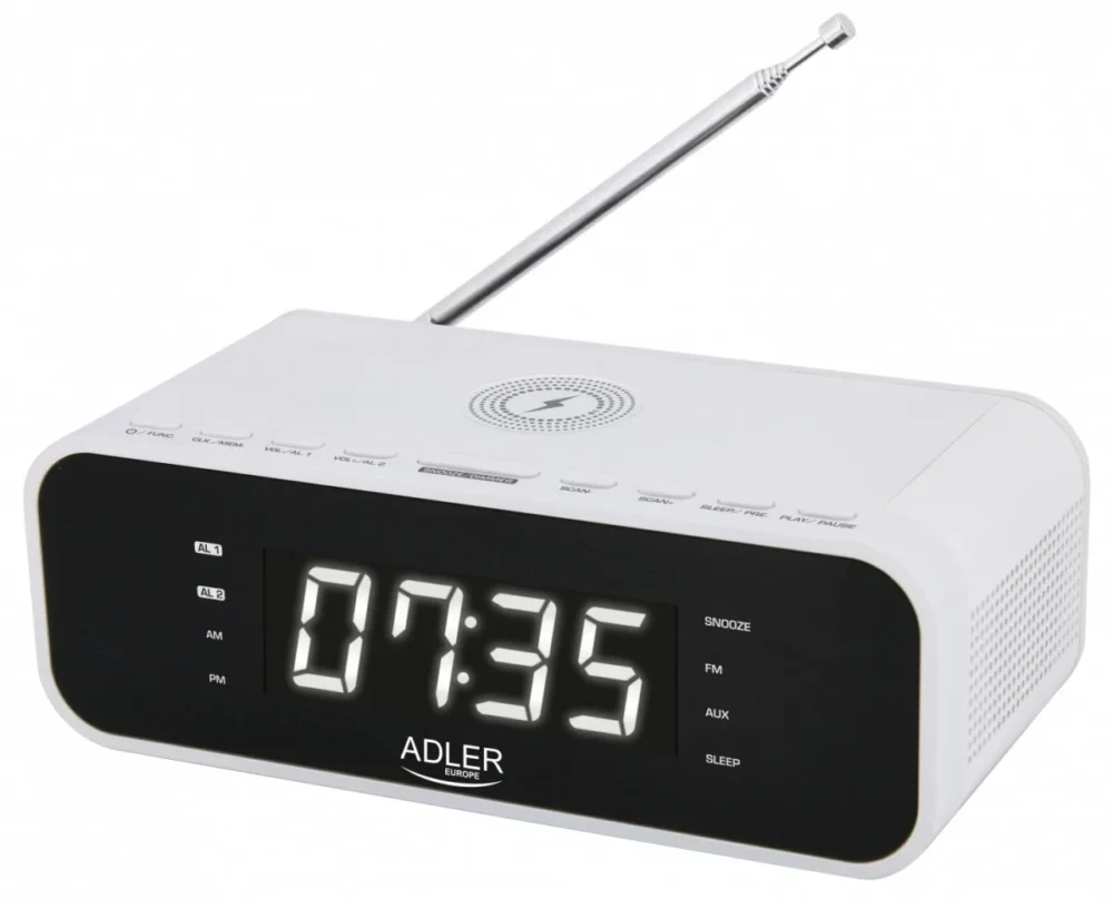 Adler Clockradio AD 1192W бял