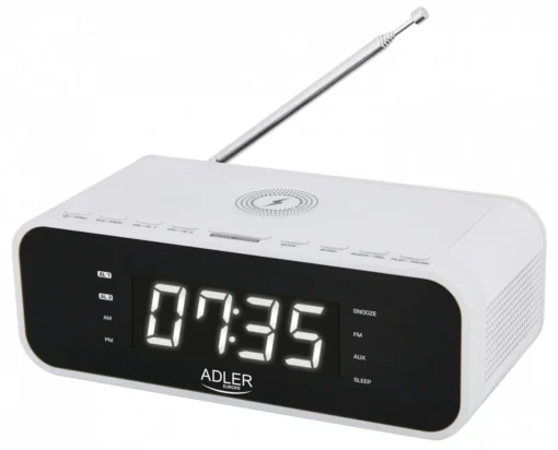 Adler Clockradio AD 1192W white