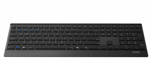 RAPOO Wireless keyboard E9500M UI black - Image 4