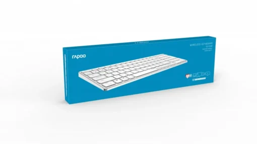 RAPOO Multimode wireless blade keyboard E9700M 3.0 white - Image 2