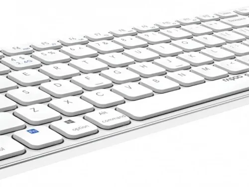 RAPOO Multimode wireless blade keyboard E9700M 3.0 white